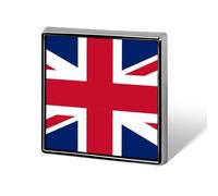 Broche en métal avec drapeau du Royaume-Uni, 1,8 cm, décoration pour vêtements, cravates, sacs à dos, accessoires