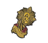 Broche en métal Broche Alliage Lapel Badge Élégant Accessoire de vêtements cassés pour les événements religieux et les amateurs de mode Broche sécurisée, taille unique, Comme décrit