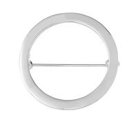 Broche en métal doré/argenté pour cardigan, accessoires pour porter et réunions d'affaires, fermoir de cardigan modestie, round, Comme décrit