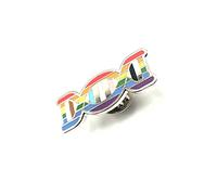 Broche en métal émaillé LGBT Pride It's In My DNA Science Understanding, Métal