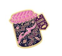 Broche en métal émaillé style dessin animé en forme de bocal pour accessoires et cadeau, One Size, Comme décrit