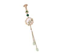 Broche en métal gaufré Floral avec fermoir sécurisé, conception de quatre chinoises, décoration pour occasions formelles, broche de Styles chinois
