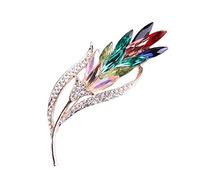 Broche en métal pour femme, strass, cristal, blé, fleur, mariage, broches, cadeaux
