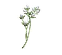 Broche en métal pour plantes, vêtements, bijoux, accessoire de mode, texture en alliage, adaptée pour chemises et sac à dos, broche décorative rétro sur le thème de la forêt, taille unique, Comme