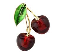 Broche en métal unique en forme de fruit pour le bureau, convient pour ajouter du charme à n'importe quelle tenue délicate