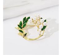 Broche en Perles de gardénia pour Femme, Jolie Broche Japonaise, décoration rétro coréenne, Cent Accessoires Assortis