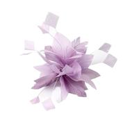 Broche en plumes colorées - Clip écharpe pour homme et femme, One Size, Acrylonitrile butadiène styrène