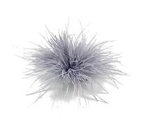 Broche en plumes, corsages, décorations en tissu, plumes d'autruche, épingles à broche, épingles pour homme et femme, Einheitsgröße, comme décrit