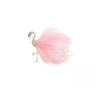 Broche en plumes for femmes, broche peluche à la mode | Accessoire vestimentaire mignon for la décoration de sac de veste