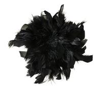Broche en plumes Grande broche en forme de fleur et plume for femme, 20 cm, luxueuse, avec revers, for fête, mariage, vêtements, bijoux Pour Vêtements Bijoux Accessoires(Color 03)