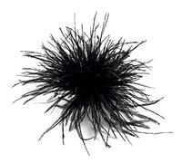 Broche En Plumes Pour Écharpe Épingles À Clip Accessoires De Robe Matériel D'autruche Épingle De Corsage Épingles À Revers Épingle En Plume D'autruche