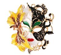 Broche en relief complexe en relief d'inspiration asiatique traditionnelle - Bijou fantaisie léger pour un usage quotidien - Broche traditionnelle contemporaine, taille unique, Comme décrit