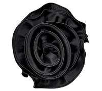 Broche en soie 3D en forme de fleur - Kit de couture - Applique pour robe - Épingle à rose pour événement formel, taille unique, Comme décrit