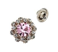 Broche en strass anti-rayures - Poids discret - Parfaite pour les vêtements, les sacs, les cadeaux, les occasions - Broche élégante pour événement d'affaires, One Size, Comme décrit