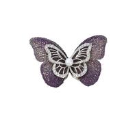 Broche En Textile Papillon Coloré Broche En Feuille De Métal Art Léger À Porter Pour Les Tenues De Fête Épingle En Tissu Léger