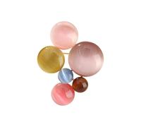 Broche encouragée par un nid d ', embellie en, mélange, ajout de tenue d ' arbre roi, amélioration, broche de mariage élégante