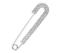 Broche épingle à nourrice - Serrage en zircon pour femme | Incrustation de strass avec fermoir de verrouillage et plaqué or pour robes de soirée, châles formels, tenues de mariage et tenues de fête