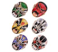 Broche Épingle de Revers Peking Opera 6 Pièces en Alliage