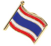 Broche Épingle Décorative Rouge Drapeau National, en Alliage | Forme Créative, Look Attrayant, Usage Anniversaire et Quotidien, Pin Robuste, Style pour Filles