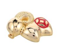Broche Épingle Mouton Zodiaque, Finition Or Miroir, Cuivre Poli | Style Dessin Animé Moderne, Légère, Maintien Sûr Pulls, Foulards et Paquet en Toile