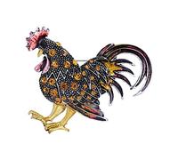 Broche Epingle Pin All Broche assortie de décoration de mode coq vintage Broches Et Pins Pour Femme (A, One Size)