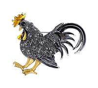 Broche Epingle Pin All Broche assortie de décoration de mode coq vintage Broches Et Pins Pour Femme (C, One Size)