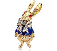 broche épingle pour les femmes filles mode strass vintage lapin lapel épingle costume accessoires fête (C)