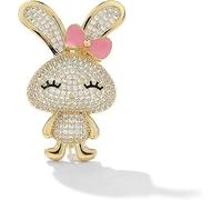 broche épingle pour les femmes filles mode strass vintage lapin lapel épingle costume accessoires fête (G)