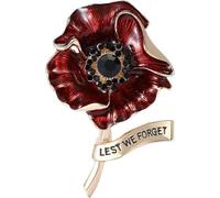 Broche Épinglette Insigne Émaillé Broches En Métal Broche Cadeau Du Jour Du Souvenir Pour Héros Vétérans Mémorial Jour De L'armistice