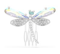 Broche et accessoire pour cheveux Ariana Grande x Swarovski, Perle de cristal, Tailles variées, Libellule, Blanche, Métal rhodié OS