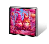 Broche et épingles carrées légères pour la Saint Valentin - Unisexe - Pour vêtements, châle, chapeau