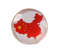 Broche Étoile À Cinq Branches Rouge Mignonne Badge Drapeau Rouge Revers Glaçure Colorée Accessoires De Bijoux La Mode Étoile Cinq Branches Broche De Drapeau National