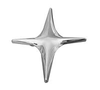 Broche étoile à quatre pointes en forme de croix - Bijoux de vacances pour femme et homme - Accessoire de manteau - Broche en forme de croix pour femme