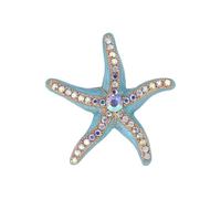Broche étoile de mer élégante, conception en alliage léger, insigne de corsage, tenue confortable pour vêtements de fête de noël, épingle scintillante