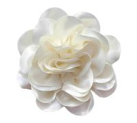 Broche extra large en satin de 19 cm en forme de rose - Épinglette florale surdimensionnée en soie pour mariage, demoiselle d'honneur, fête, danse, banquet, bijoux, camélia, cadeau tendance pour femme