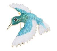 Broche fantaisie en forme d'oiseau de style chinois, idéale pour sacs à dos, t-shirts, vestes, bijoux chinois, taille unique, Comme décrit