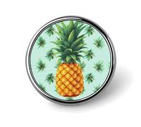 Broche fantaisie « fruit tropical et pin » pour chapeaux, vestes et chemises.