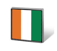 Broche Fantaisie Tendance De La République De Côte D'Ivoire Épingle À Revers Drapeau Ethnique Style Hip-Hop Pour Femmes Et Hommes Bijoux Vêtements Sacs Accessoires