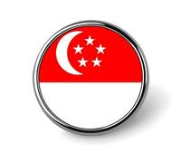 Broche Fantaisie Tendance De La République De Singapour Drapeau Ethnique Pays Du Monde Hip-Hop Pour Femmes Et Hommes Bijoux Vêtements Sacs Accessoires