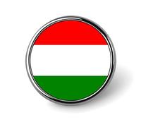 Broche Fantaisie Tendance Hongrie Pays Du Monde Drapeau Ethnique Hip-Hop Pour Femmes Et Hommes Bijoux Vêtements Sacs Accessoires