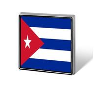 Broche Fantaisie Tendance République De Cuba Drapeau Ethnique Style Hip-Hop Pour Femmes Et Hommes Bijoux Vêtements Sacs Accessoires