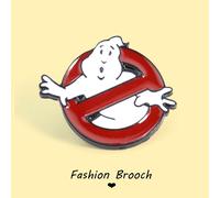 Broche Fantôme Blanc En Métal, Épingle En Émail, Dessin Animé Fantôme Blanc, Poche Vêtements Revers Vêtements Accessoires De Décoration