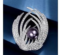 Broche Femme Imitation Perle Accessoires atmosphère coréenne élégant Ailes d'ange Corsage
