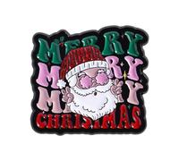 Broche festive en émail Père Noël - Épinglette - Décoration de Noël - Cadeau pour décorations et accessoires de vacances - Épinglettes en alliage - Fête de Noël, Einheitsgröße, comme décrit