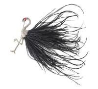 Broche Flamant Rose En Zircon Plaqué Or Créatif Avec Épinglette D'animal À Plumes Réaliste Pour Accessoires De Tenue Élégants Broche Accessoire De Mode