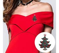 Broche Fleur Roman Uniques Broche Cadeau Corsage Noël Et Décoration De Noël De Epingle (D, One Size)