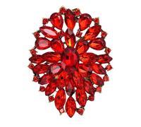 Broche florale de luxe baroque pour hommes Bijoux élégants cadeaux pour costumes Cortège de mariage