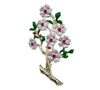 Broche Florale De Pivoine Sophistiquée Incrustation Perles Artistiques Détails Émaillés Décoration Pour Vêtements Formels Ou Décontractés Broche Fleur Élégante Pour Femmes