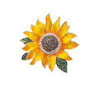 Broche florale polyvalente pour de nombreuses occasions - Accent en alliage anti-ternissement - Facile à associer et à associer