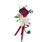 Broche florale réaliste pour mariées et demoiselles d'honneur - Bijoux pour passionnés de mode, One Size, Comme décrit